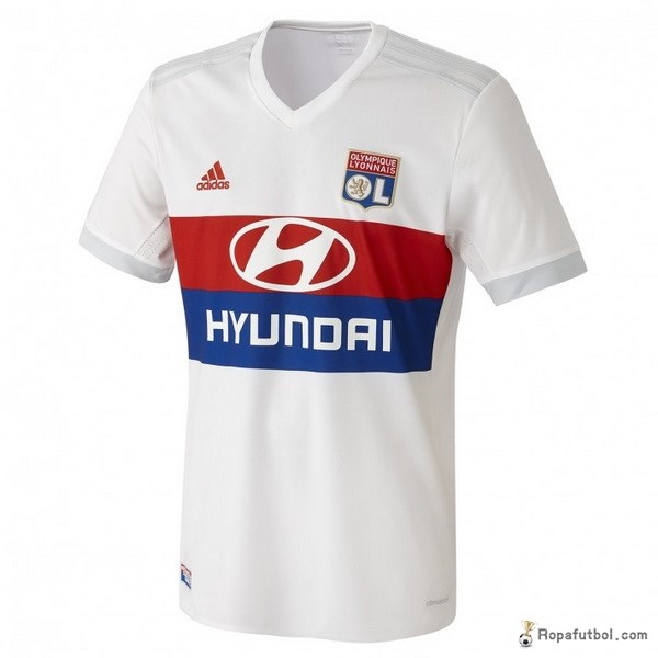 Camiseta Lyon Replica Primera Ropa 2017/18 Blanco